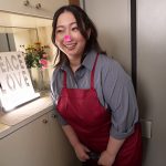 ピタピタパンツで無意識に誘惑してしまう爆尻家政婦さん